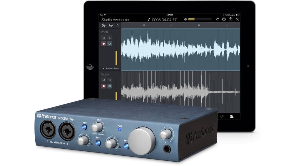 PreSonus AudioBox iOne/iTwo/Studio セット PreSonus AudioBox iOne Test ⋆ delamar.de
